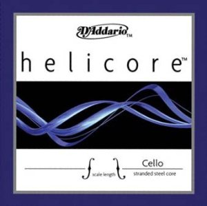 D'Addario Helicore 4/4 Cello D String Medium Titanium